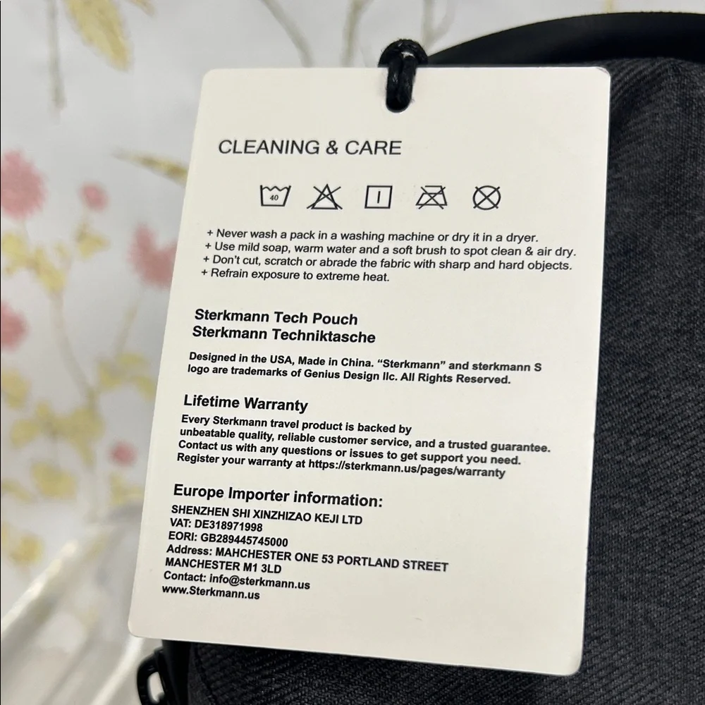 STERKMAN Gray TECH POUCH